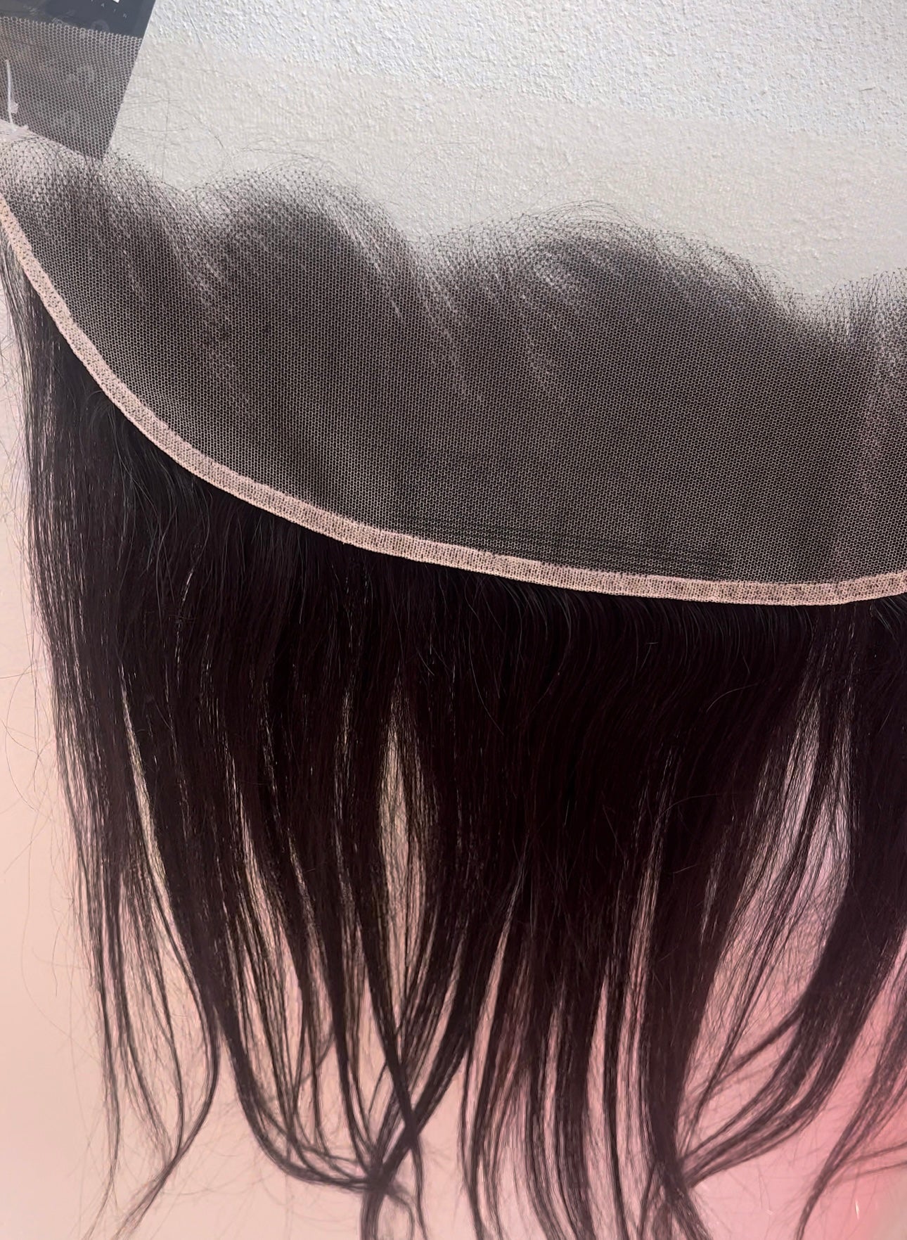 Frontaux transparents en dentelle vierge