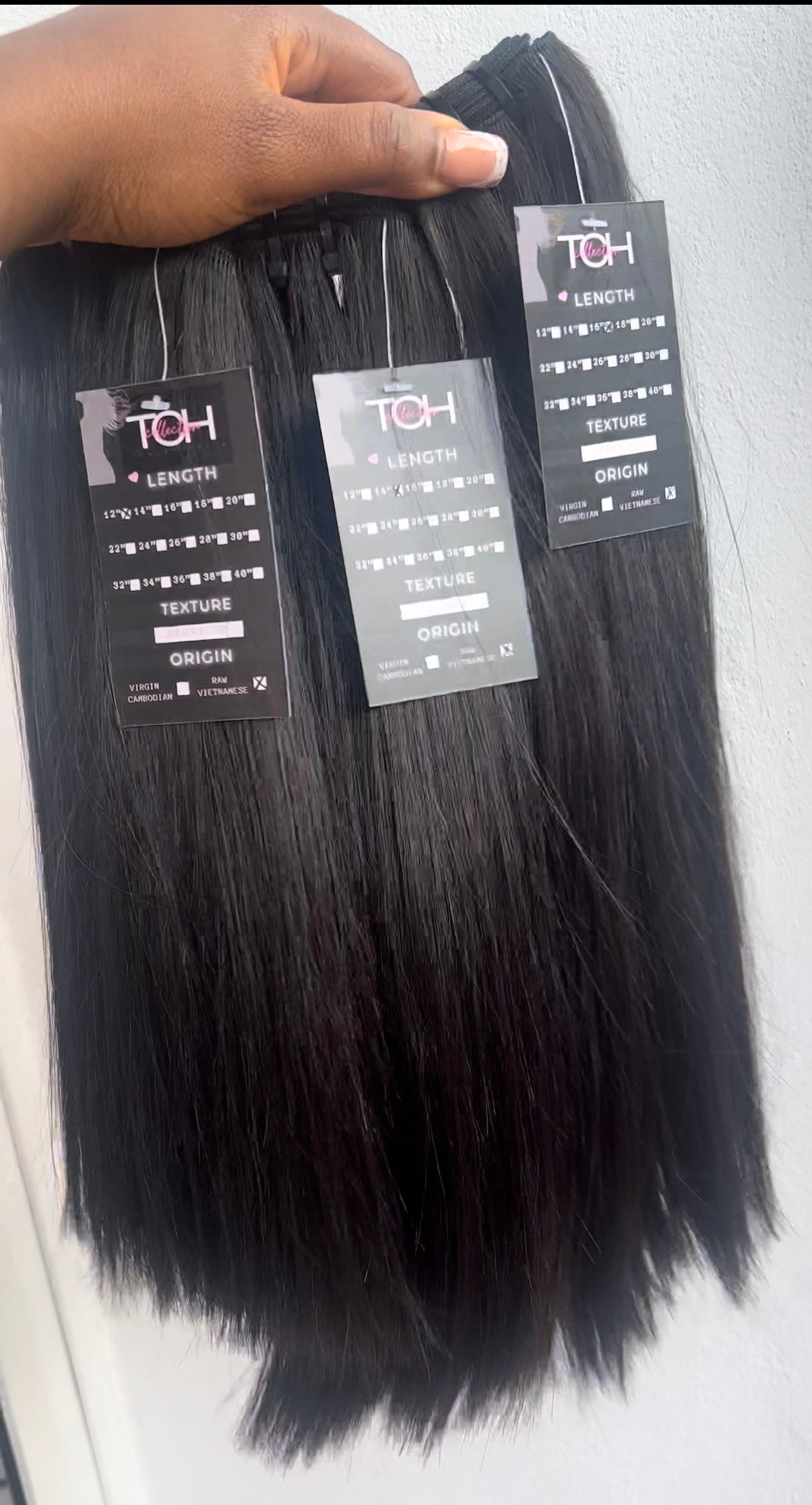 Raw Double Drawn Bundles